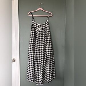 Metta Melbourne Maxi Linen Lined Dress. OS. NWT